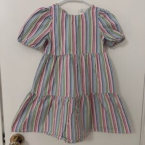 Crewcuts Colorful Striped Kids Dress